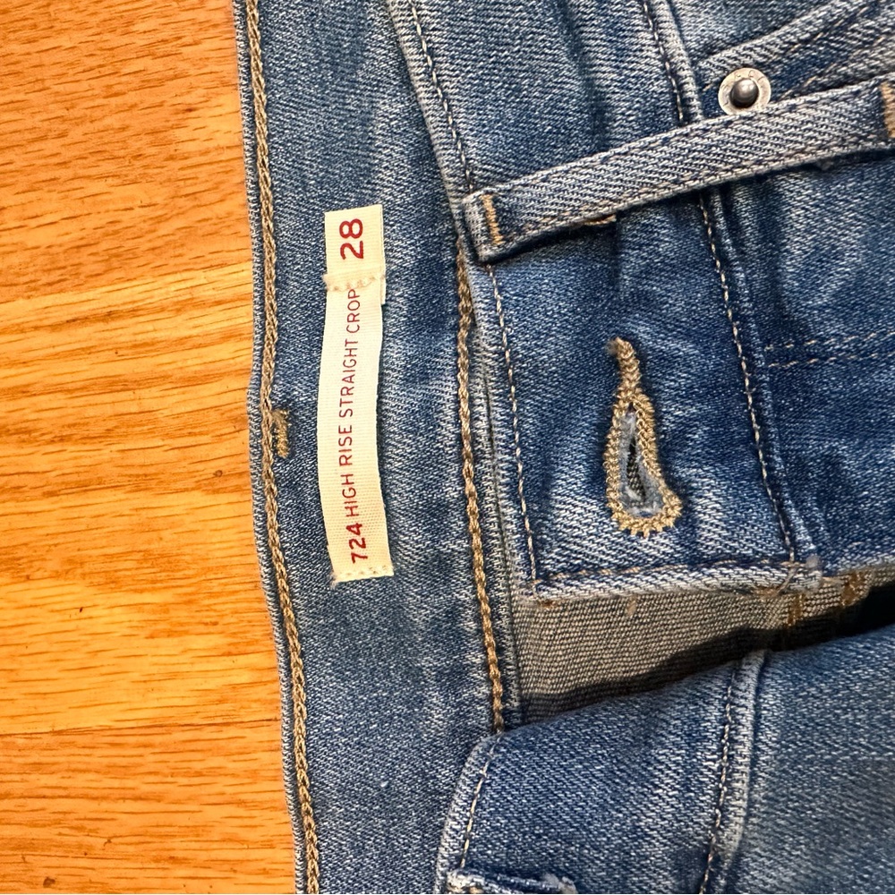High-Rise Straight Crop Levi’s